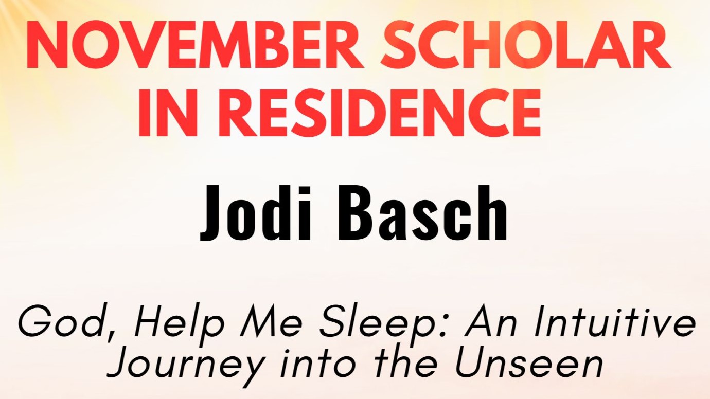 November Scholar in Residence Series Flyer - Jodi Baush