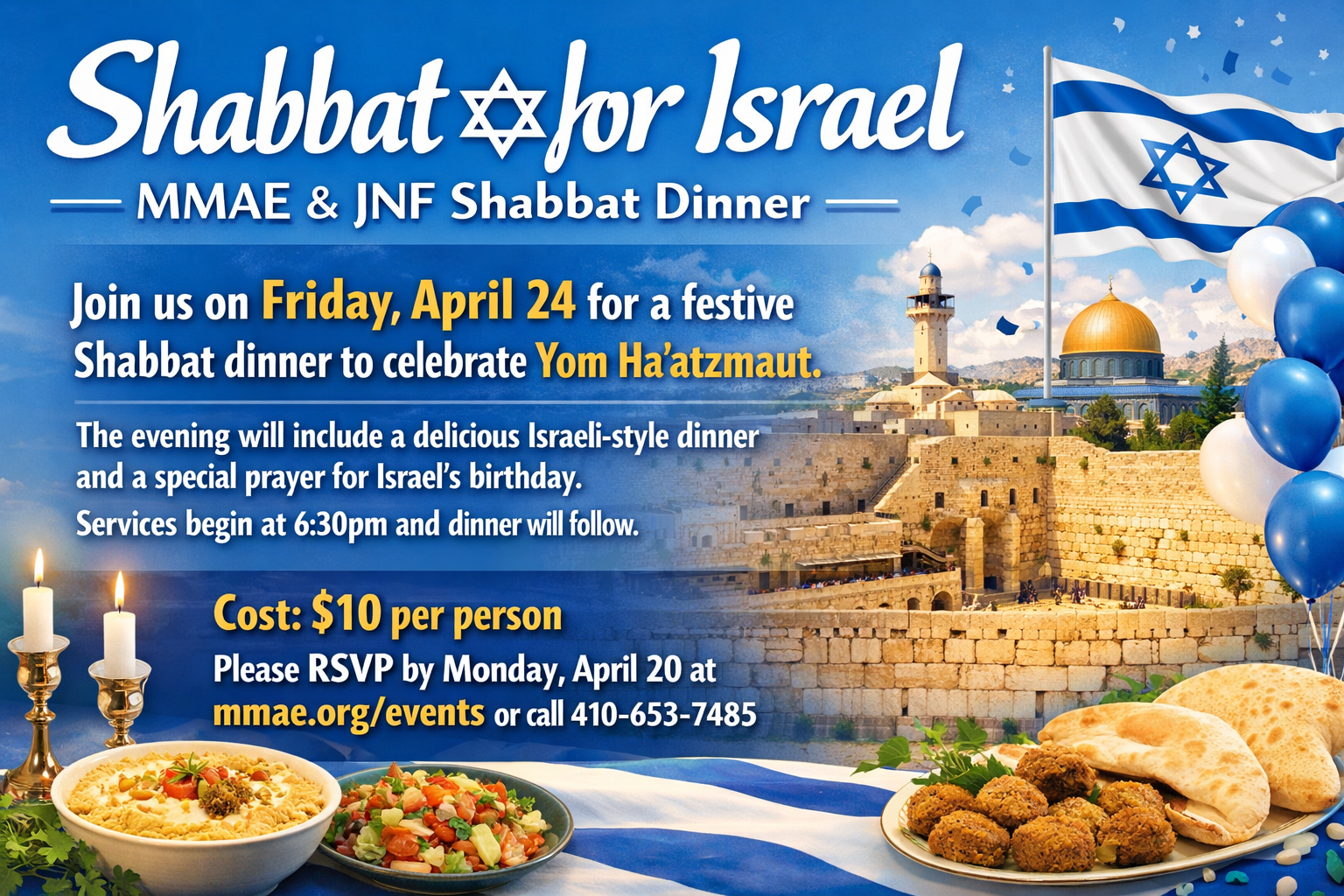 Shabbat for Israel Dinner 2026_header